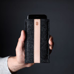 Classic iPhone Sleeve // Grey + Natural