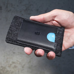 Card Wallet Sleeve // Grey + Black (iPhone 6/6S/7)