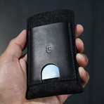 Card Wallet Sleeve // Grey + Black (iPhone 6/6S/7)