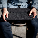 MacBook Sleeve // Grey + Black (MacBook Air 11)