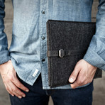 MacBook Sleeve // Grey + Black (MacBook Air 11)