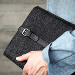 MacBook Sleeve // Grey + Black (MacBook Air 11)