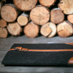 MacBook Sleeve // Grey + Tan (MacBook Air 11)