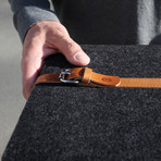 MacBook Sleeve // Grey + Tan (MacBook Air 11)