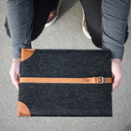 MacBook Sleeve // Grey + Tan (MacBook Air 11)