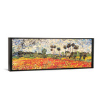 Field of Poppies by Vincent van Gogh (36"W x 12"D x 1.5"D)
