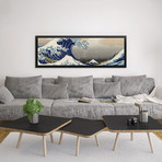 The Great Wave at Kanagawa by Katsushika Hokusai (36"W x 12"D x 1.5"D)