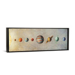 The Solar System by Terry Fan (36"W x 12"D x 1.5"D)