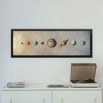The Solar System by Terry Fan (36"W x 12"D x 1.5"D)