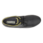 Motel Suede Boat Shoe // Black (Euro: 39)