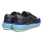 Marges Low-Top Sneaker // Black + Navy + Teal (Euro: 43)
