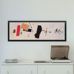Suprematist Composition by Kazimir Malevich (36"W x 12"D x 1.5"D)