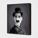 Charlie Chaplin (16"W x 20"H x 2"D)