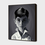 Audrey Hepburn (16"W x 20"H x 2"D)