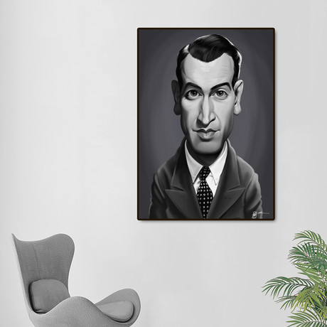 James Stewart (16"W x 20"H x 2"D)