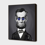 Abraham Lincoln Steampunk (16"W x 20"H x 2"D)