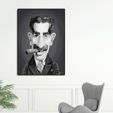 Groucho Marx (16"W x 20"H x 2"D)