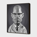 Malcolm X (16"W x 20"H x 2"D)