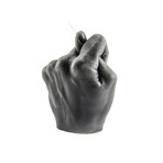 Fig Hand Candle (Black)