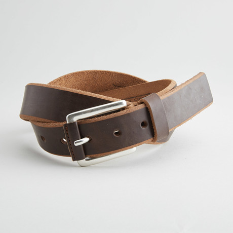 Coraggio Leather Belt // Espresso (30" Waist)