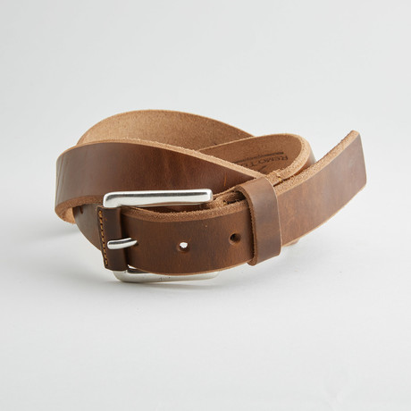 Coraggio Leather Belt // Golden Brown (30" Waist)