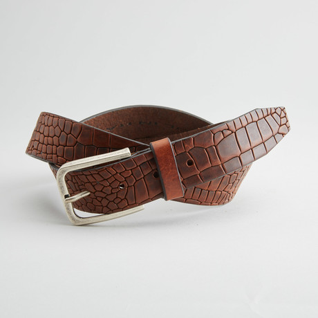 Honcho Leather Belt // Brown (30" Waist)