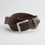 Tombstone Leather Belt // Brown (36" Waist)