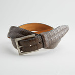 Gallo Leather Belt // Brown (36" Waist)