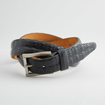 Gallo Leather Belt // Black (42" Waist)