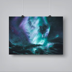 Aurora Borealis // Poster Print (Unframed: 10"W x 8"H)