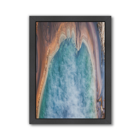 Grand Prismatic Spring, Wyoming // Poster Print (Unframed: 8"W x 10"H)