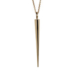 Spike Pendant // 18K Solid Yellow Gold
