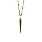 Spike Pendant // Gold (Small)
