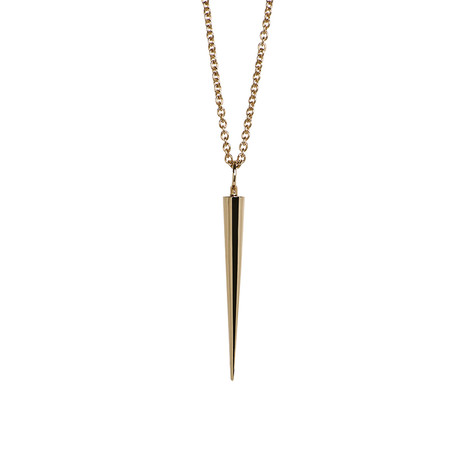 Spike Pendant // Gold (Small)