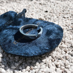 Notch Spike Ring // Silver