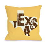 Texas State Silo // Pillow (18"L x 18"W)