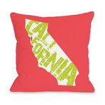 California State Type // Pillow (16"L x 16"W)