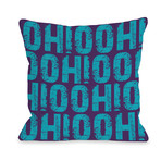 Ohio State Type // Pillow (16"L x 16"W)