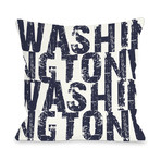 Washington State Type // Pillow