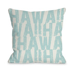 Hawaii State Type // Pillow