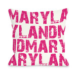 Maryland State Type // Pillow