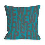 New Hampshire State Type // Pillow