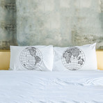 Maps // Pillow Case // Set of 2