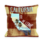 California Here We Come // Pillow (16"L x 16"W)