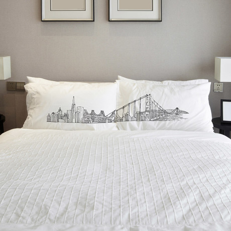 San Francisco Horizon // Pillow Case // Set of 2