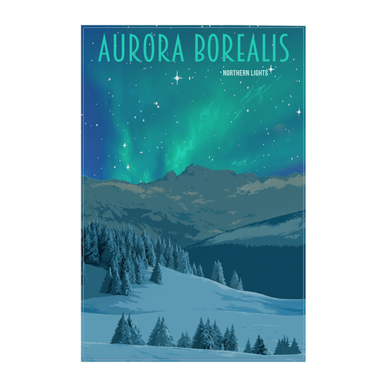 Aurora Borealis Poster