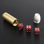 Bullet Case + Red Dice