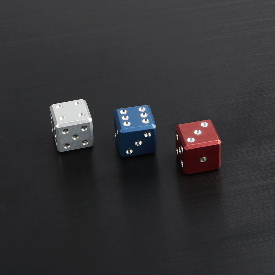 Gravity Dice Metal Playing Dice Touch of Modern