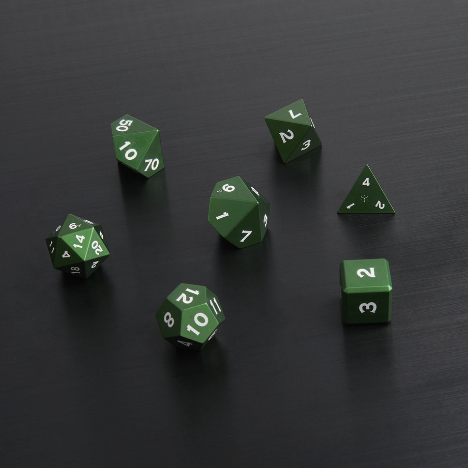 Gravity Dice Metal Playing Dice Touch of Modern