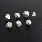 Metal Polyhedral Set // Silver